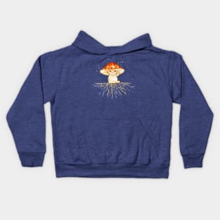 Baby mushroom creature Kids Hoodie